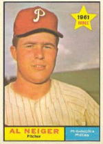 1961 Topps Baseball Cards      202     Al Neiger RC
